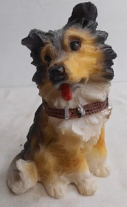 Home Interiors Best Friends Collie Welpe Hund Figur 3-1/2" groß detaillierte Farbe - Bild 1 von 5