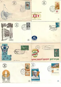 Israel: Lot of 35 Covers, thematic mix, FDC, good condition, EBIS030 - Picture 1 of 5