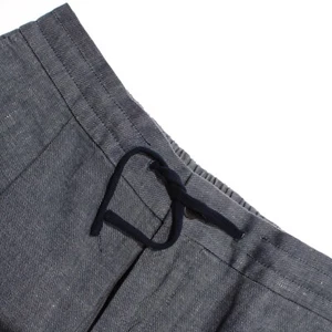 Incotex NWT Chinos / Casual Pants Sz 50 (US 34) Carrot Fit in Blue Cotton/Linen - Picture 1 of 14