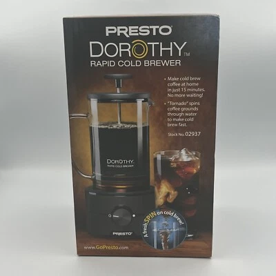 Presto Dorothy Rapid Cold Brewer Coffee Machine At Home Cold Brew in 15 Minutes - Image 1 of 4