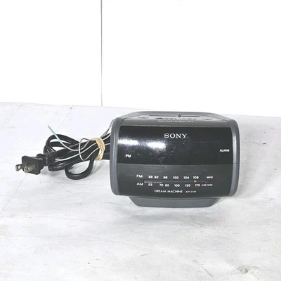 ***Radio despertador Sony Dream Machine ICF-C112 negro/gris oscuro (probado/funciona)* Foto 1 de 4