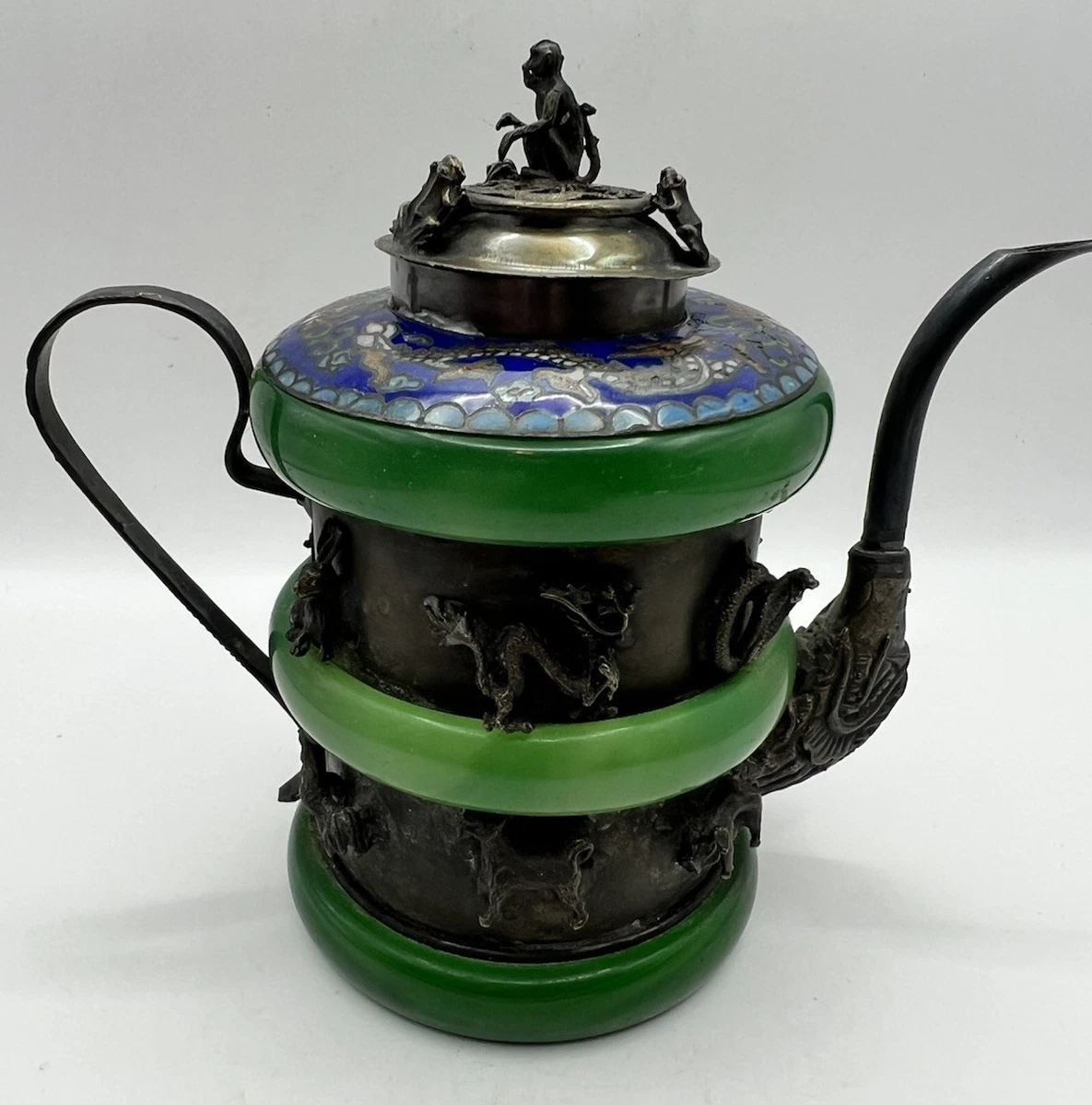 铜1900-1940 中国风茶壶| eBay