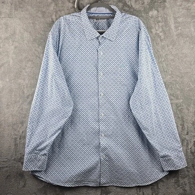 Tommy Bahama Sarasota Stretch Shirt Mens 3XL Blue Kaleidoscope Performance Beach - Image 1 of 4