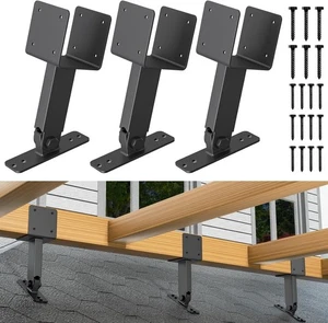 Kit de 3 soportes elevadores de techo de alta resistencia 4x4 paquete, pérgola de ángulo ajustable - Imagen 1 de 6
