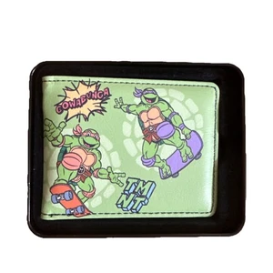 Neu im Karton faltbare Herren-Geldbörse mit Schnalle - Teenage Mutant Ninja Turtles - Bild 1 von 3