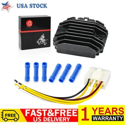 Regulator Rectifier W/ Plug for Yamaha YZF-R1 YZF R1 1998-2001 , FZ6R 2009-2017 - Imagem 1 de 4
