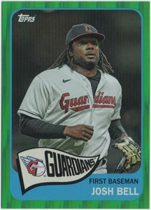 Josh Bell 2023 TOPPS ARCHIVES BASEBALL /99 Green Foil #117 Guardians - Picture 1 of 2