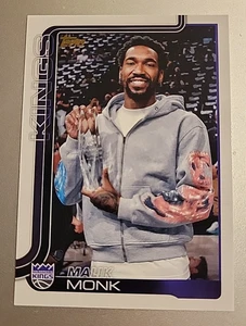 2025-26 Topps Basketball MALIK MONK Golden Mirror SP -SACRAMENTO KINGS- #164 - Bild 1 von 2