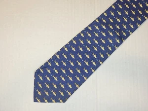 TOMMY HILFIGER [ ANIMAL PRINT] Corbata Hombre 100% Seda Hecha en China - Imagen 1 de 3