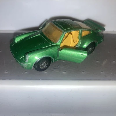 Matchbox Superfast No3 Porsche 911 Turbo 1978 green unboxed - Image 1 of 4