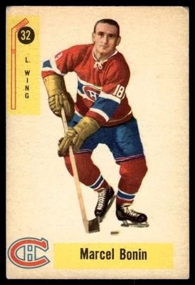 Parkhurst Marcel Bonin Montreal Canadiens #32 1958-59 Foto 1 de 2