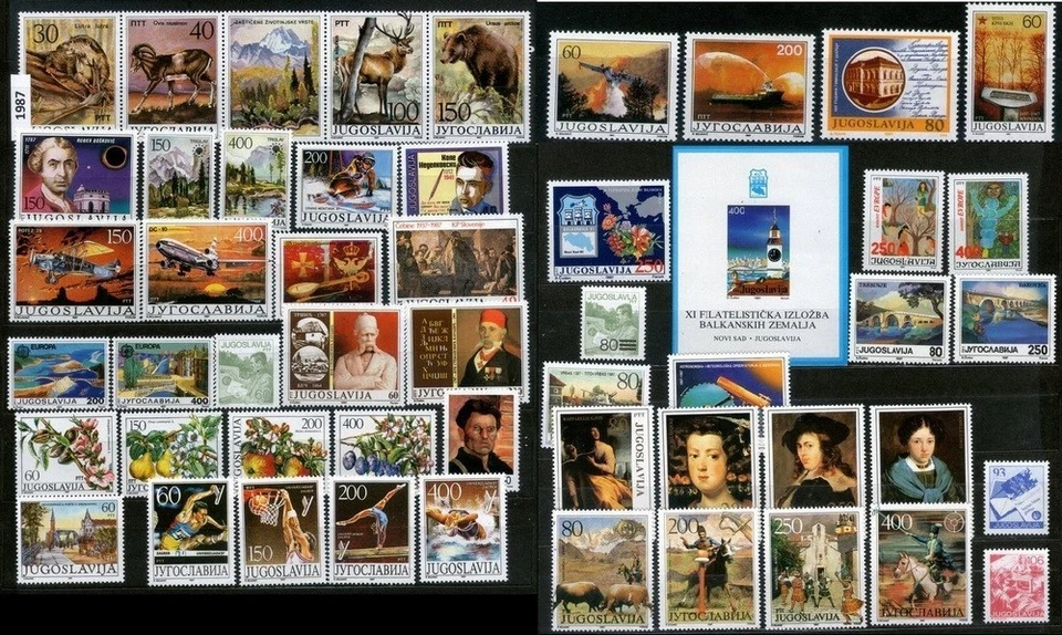 YUGOSLAVIA 1987 - COMPLETO MNH Foto 1 de 1