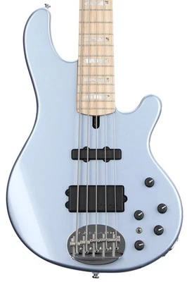 Baixo personalizado Lakland Skyline 55-02 - Azul gelo metálico com bordo - Imagem 1 de 4