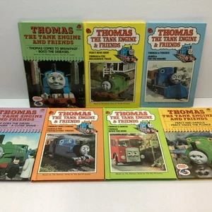 Thomas The Tank Engine And Friends x 7 Early Edition Lot Vintage Ladybird 1980s - Picture 1 of 20