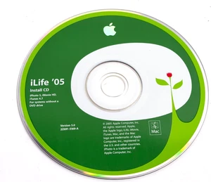 Vintage Apple Mac iLife '05 Install DVD/CD - v5.0 - Picture 1 of 5