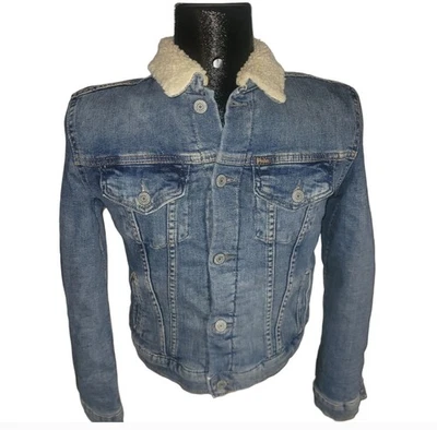 Polo Ralph Lauren Kids Denim Sherpa Lined Jacket L - Image 1 of 4