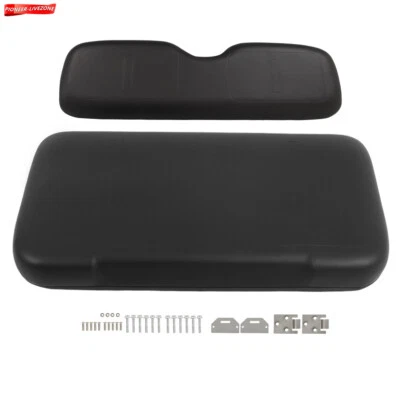 LABWORK-PARTS Set Front Seat Cushion Incl. Hardware For EZGO Medalist TXT 1994-2013 Golf Cart