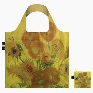 Sac LOQI VAN GOGH TOURNESOLS Shopping Courses Voyage Plage RICHIUDIBLE - Imagen 1 de 2