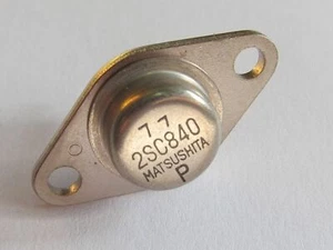 2SC840 - MATSUSHITA TO66 NPN Transistor NTE175 - Picture 1 of 2
