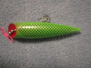 Vintage Unmarked small 4" salmon plug fishing lure great unused condition. - Picture 1 of 7