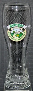 Ayinger Privatbrauerei .5L Swirl Base Beer Weizen 9.5" Glass Germany - Picture 1 of 4