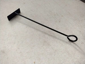 RASPADOR DE CENIZAS DE FUEGO (PERFIL BAJO) hierro negro (18"" LG x 5"" W x 1.1/2"" H) EXTREMO - Imagen 1 de 11