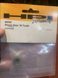 HPI 82036 PINION GEAR 19T/Tooth 32P/Pitch: E-Savage NEW - Picture 1 of 6