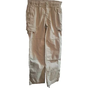 BOYS LANDS END CLIMBER CARGO IRON KNEE PANTS SIZE 10 SLIM 10S TAN - Picture 1 of 7