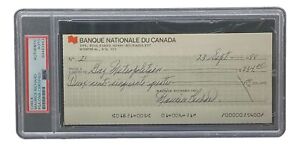 Maurice Richard Signed Montreal Canadiens Personal Bank Check #21 PSA/DNA