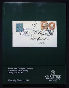 D. Scott Gallagher Collection of Tennessee Postal History During the Civil War - Picture 1 of 1