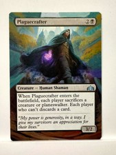 Plaguecrafter Guilds of Ravnica MTG Magic Hand Painted Altered Extended Art
