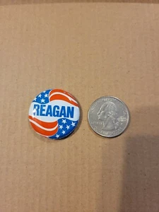 Vintage Political Button Pin Reagan (b) - Picture 1 of 2