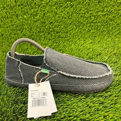 Sanuk Acera Surfer Redondo Para Hombres Talla 8 Gris Informal Zapatos para Caminar Tenis Foto 1 de 4