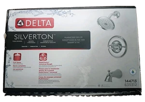 Delta Silverton #144713 Single-handle Shower Faucet in Chrome Finish - Picture 1 of 7