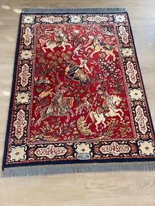 Echter Orientteppich / Wandteppich Keschan ! - Bild 1 von 8