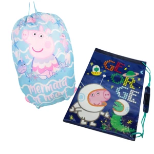 Bolsos de baño con cordón Peppa Pig y George Pig - Imagen 1 de 11