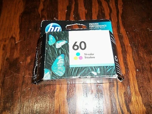 Genuine HP 60 CC643WN Tri-Color Ink Cartridge NEW - Picture 1 of 2