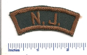 "N.J." Brown & Green GBS STATE STRIP PLAIN BACKED BSA NEW JERSEY - Picture 1 of 2