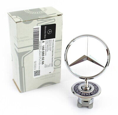 Mercedes-Benz Stern Star Motorhaube Emblem V140 W140 S-Klasse A1408800286 • 39€