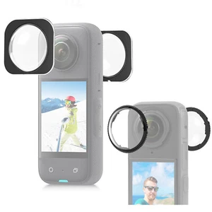 2 Stück selbstklebende Linsenschutz Abdeckung Schutz Linse für Insta360 X3 X4 Sportkamera - Bild 1 von 15