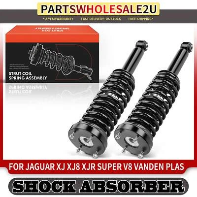 2 задние полные стойки и пружины в сборе для Jaguar Super V8 Vanden Plas XJ8 XJR - Изображение 1 из 4