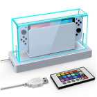Acrylic Clear Dust Cover and 16 Led Color Light Base Compatible with for 8863