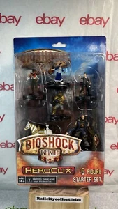 2013 Heroclix Bioshock Set Infinito 6 Figure Starter Set Ancora - Nuovo - - Foto 1 di 14