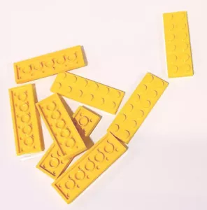 LOTTO PLACCHE GIALLE LEGO / DIMENSIONI 2x6 / quantità 8x / parte #3795 / elemento #379524 - Foto 1 di 2