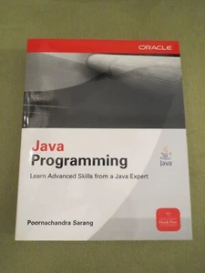 Java Programming (Oracle Press) by Poornachandra Sarang **BRAND NEW** - Imagen 1 de 7