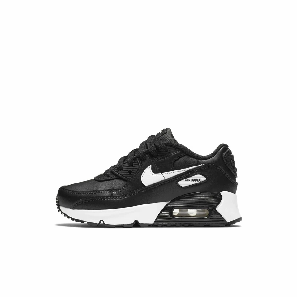 Size 2 (PS) - Nike Air Max 90 Low Black White - CD6867-010