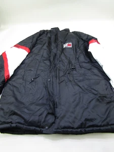 VTG Tommy Hilfiger Winter Jacket Mens XL? Zip Snap Y2K Ski Snow Spell Out Logo - Picture 1 of 21