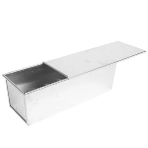 Metal Loaf Pan Rectangular Bread Mold Lidded Toast Bread Baking Mold Baking Tool - Picture 1 of 9
