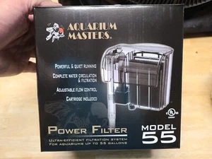 Up to 55 Gallon tank power filter model 55 for fresh water aquariums - Picture 1 of 6
