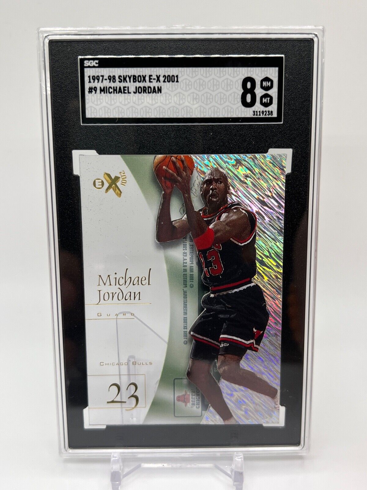 1997-98 Skybox E-X2001 Michael Jordan #9 SGC 8.5 Chicago Bulls BP